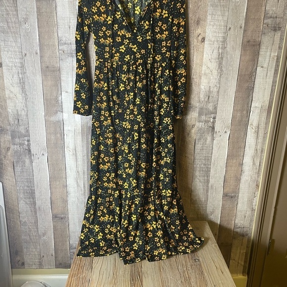 FREE PEOPLE Tiers Of Joy Floral-print Stretch-jersey Midi Dress - Picture 5 of 8